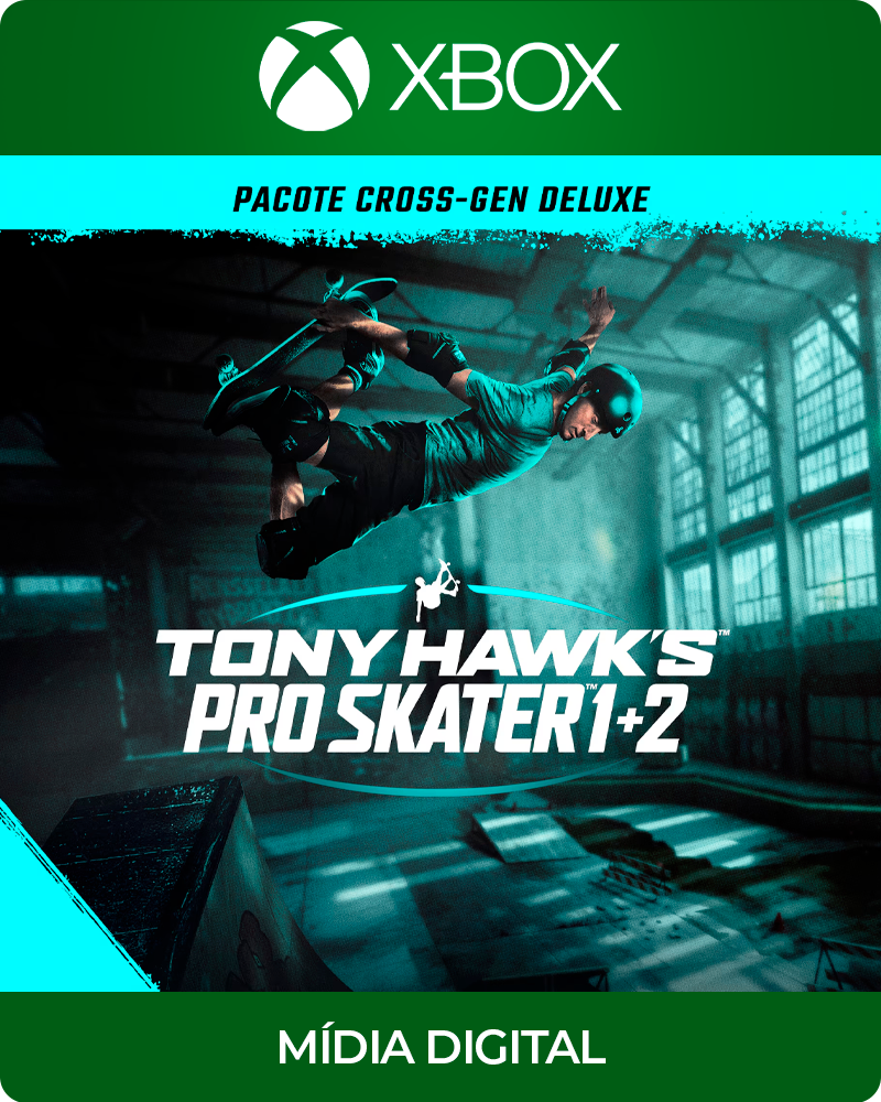 Tony Hawk's Pro Skater 1 + 2 - Pacote Cross-Gen Deluxe -  Xbox One e Series