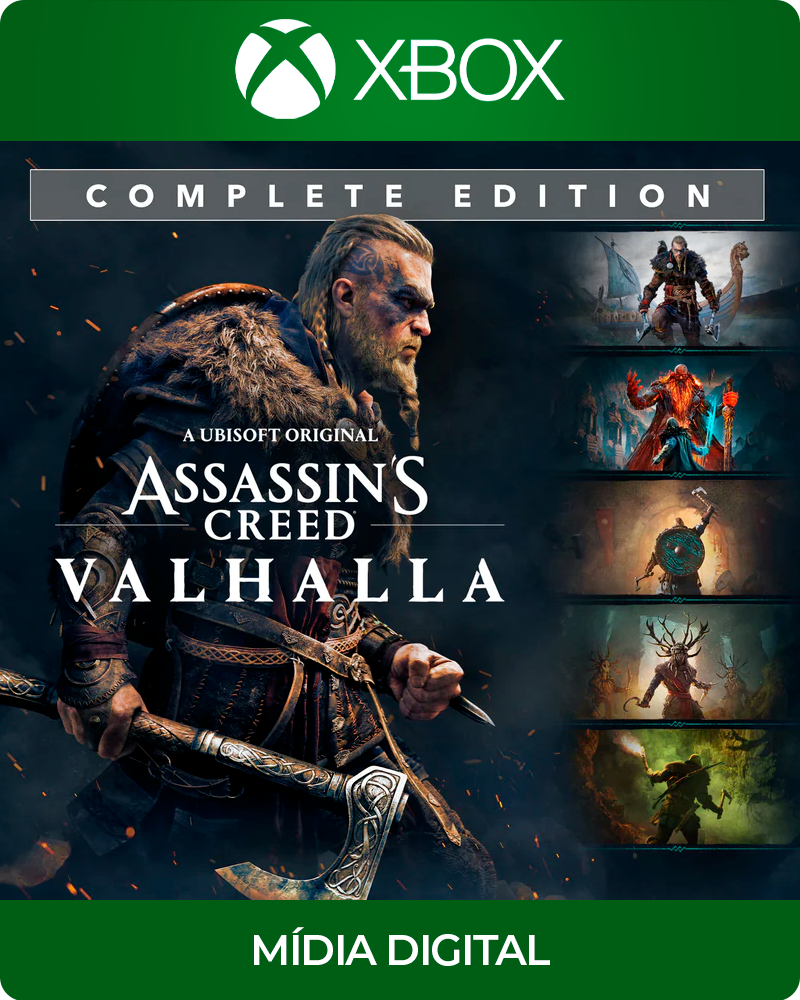 Assassin's Creed Valhalla - Edição Completa - Xbox One e Series